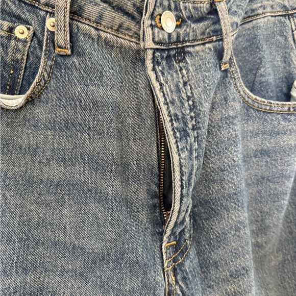 Women’s Free Assembly 90’s Relaxed Blue Denim Jeans - Picture 4 of 6